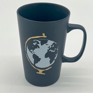Starbucks 2015 Matte Black Globe Mug –‎ 16oz
